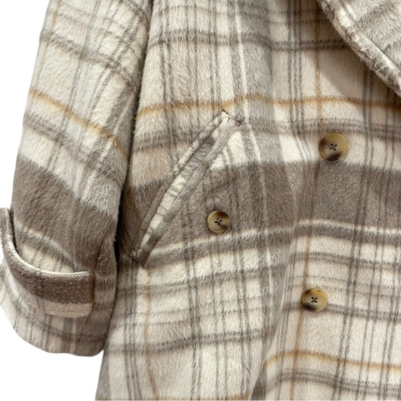 Free People Highlands Wool‎ Shacket Peacoat Free People Size M - Picture 5 of 16